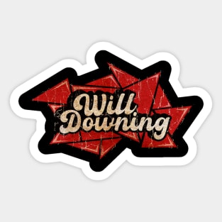 Will Downing - Red Diamond Sticker